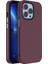 iPhone 13 Pro Max Uyumlu Şarap Kırmızısı Telefon Kılıfı (Yurt Dışından) 1