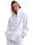 Özel Tasarım Fermuarlı Dik Yakalı Beli Büzgülü Rahat Sweatshirt 1