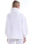 Özel Tasarım Fermuarlı Dik Yakalı Beli Büzgülü Rahat Sweatshirt 5