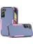 Samsung Galaxy S22 5g Royal Blue + Pembe Için Tpu + Pc Kılıfı 1