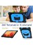 Samsung Galaxy Tab A7 10.4 (2020) / T500 Silikon + Pc Kılıfı Siyah + Mavi 3