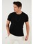 Pamuklu Slim Fit Bisiklet Yaka T Shirt Erkek T Shirt 59020001 2