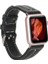 Apple Watch Uyumlu Deri Kordon 42-44-45MM Nm3-As1 Siyah 1