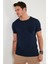 Pamuklu Slim Fit Bisiklet Yaka Cepli T Shirt Erkek T Shirt 5902000 3