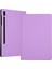 Lenovo Xiaoxin Pad Pro 12.6 Gerilim Zanaat Doku Tpu Yatay Çevirme Tablet Kılıfı-Mor (Yurt Dışından) 1