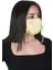 Boyundan Askılı Yıkanabilir Taşlı Maske K-4 Sarı 1