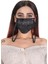 Boyundan Askılı Yıkanabilir Taşlı Maske T-3 Siyah 3