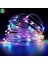 Solar Güneş Enerji Dış Bahçe 8 Modlu 20METRE Düz 200 LED Rgb Aydınlatma 2