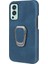 puluz Oneplus Nord 2 5G Için Pu Telefon Kılıfı Mavi (Yurt Dışından) 1
