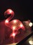 Dekoratif 3D LED Flamingo 22 cm 2