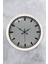 36 cm Beyaz Metal Sayısız Duvar Saati 1