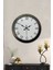 36 cm Siyah Metal Retro Duvar Saati 2