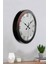 36 cm Siyah Metal Retro Duvar Saati 4