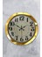 36 cm Gold Metal Retro Duvar Saati 1