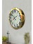 36 cm Gold Metal Retro Duvar Saati 3