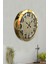 36 cm Gold Metal Retro Duvar Saati 4