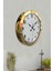 36 cm Gold Metal Klasik Duvar Saati 4