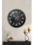 36 cm Siyah Metal Retro Duvar Saati 2