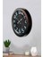 36 cm Siyah Metal Retro Duvar Saati 3