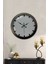 36 cm Siyah Metal Sayısız Duvar Saati 2