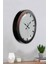 36 cm Siyah Metal Sayısız Duvar Saati 4