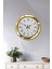 36 cm Gold Metal Retro Duvar Saati 2