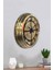 40 cm Gold Metal Antique Duvar Saati 4