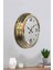 40 cm Gold Metal Klasik Duvar Saati 4