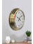 40 cm Gold Metal Klasik Duvar Saati 4