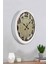 36 cm Beyaz Metal Retro Duvar Saati 4