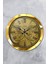 36 cm Gold Metal Maps Duvar Saati 1