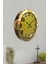 36 cm Gold Metal Sarı Duvar Saati 4