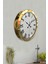 36 cm Gold Metal Romen Sayılı Duvar Saati 4