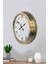 40 cm Gold Metal Klasik Duvar Saati 3