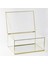 Çikolata Kutusu Takı Aksesuar Damat Bohçası Ham Pirinç Gold 35X25X15CM 1