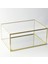 Çikolata Kutusu Takı Aksesuar Damat Bohçası Ham Pirinç Gold 35X25X15CM 2