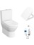 Integra Kanalsız Rimex Klozet+Vitra Duroplas Yavaş Kapak+Vitra Basmalı Iç Takım 1