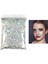 50G Yanardöner Holografik Tırnak Glitter Sequins 3D Manikür Nail Art Dekor Gümüş (Yurt Dışından) 4
