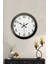 36 cm Siyah Metal Klasik Duvar Saati 2