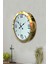 36 cm Gold Metal Klasik Duvar Saati 3