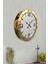 36 cm Gold Metal Klasik Duvar Saati 4
