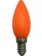 1W 20LM E14 Duylu LED Buji Ampul Turuncu Renk 1