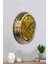 40 cm Gold Metal Maps Duvar Saati 4