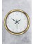 40 cm Gold Metal Modern Duvar Saati 1