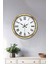 40 cm Gold Metal Romen Sayılı Duvar Saati 2