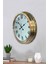 40 cm Gold Metal Romen Sayılı Duvar Saati 3