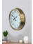40 cm Gold Metal Retro Duvar Saati 3