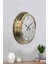 40 cm Gold Metal Retro Duvar Saati 4