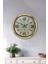 40 cm Gold Metal Retro Duvar Saati 2