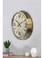 40 cm Gold Metal Retro Duvar Saati 3